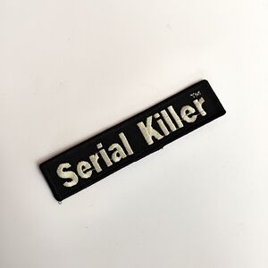 Serial Killer Iron On Patch Rare Vintage 90s Skate Company 90's Sk8